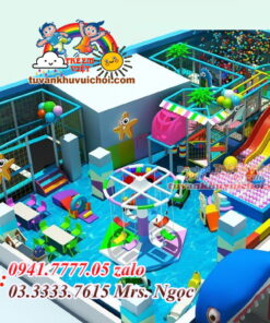 lắp đặt khu vui chơi trẻ em trong nhà