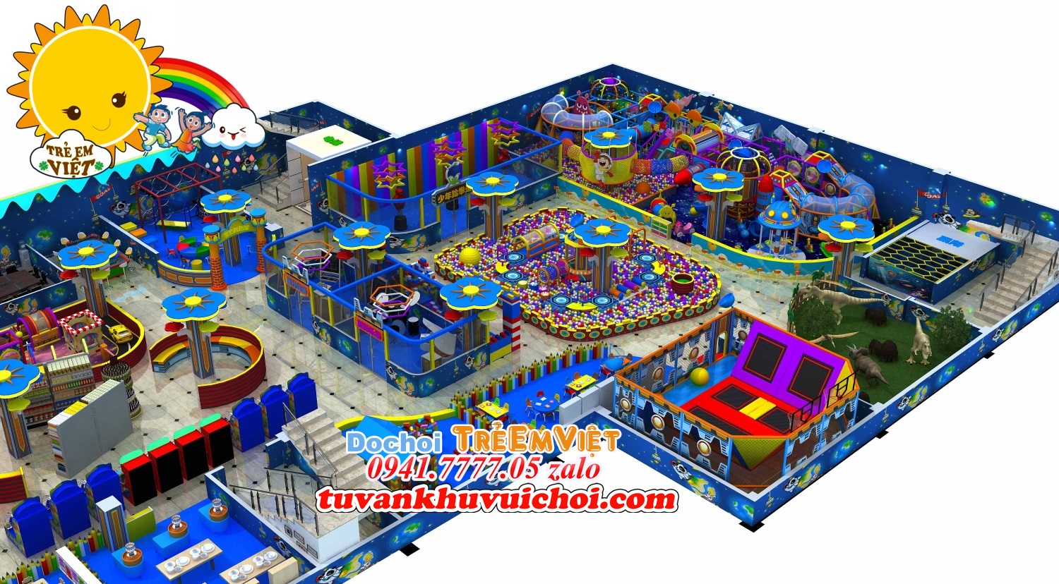 Thiết kế khu vui chơi thiếu nhi