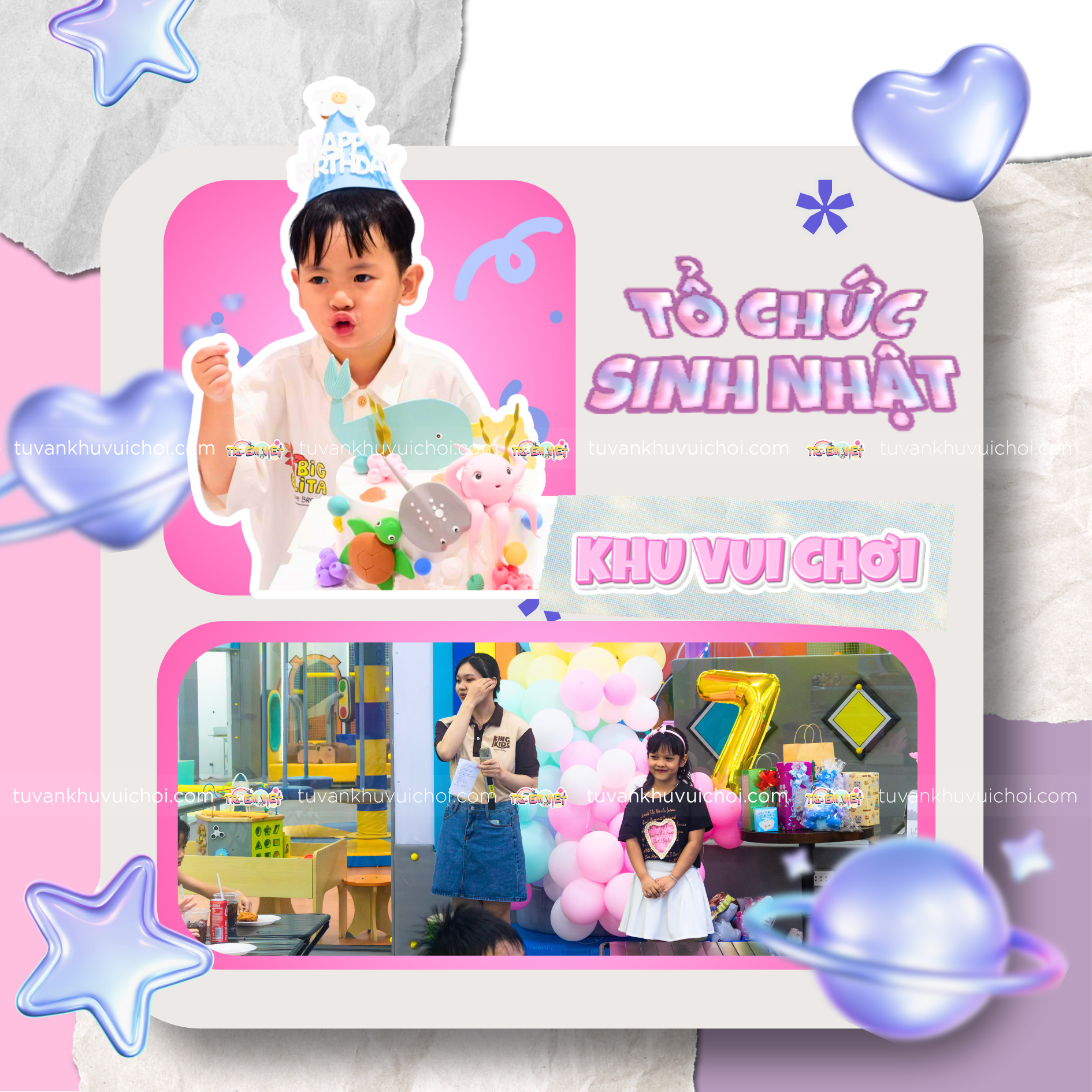 Xu hướng tổ chức sinh nhật tại khu vui chơi