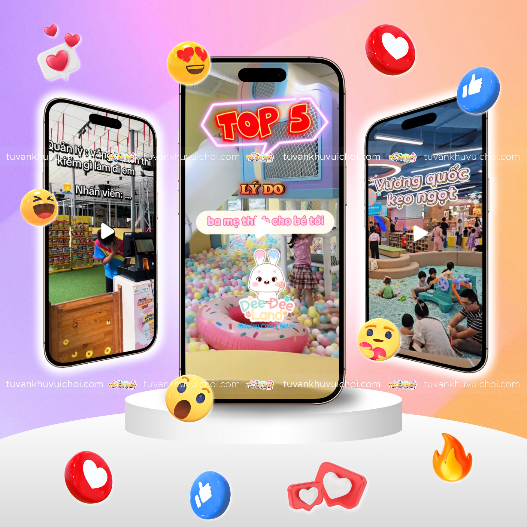 Sản xuất video khu vui chơi