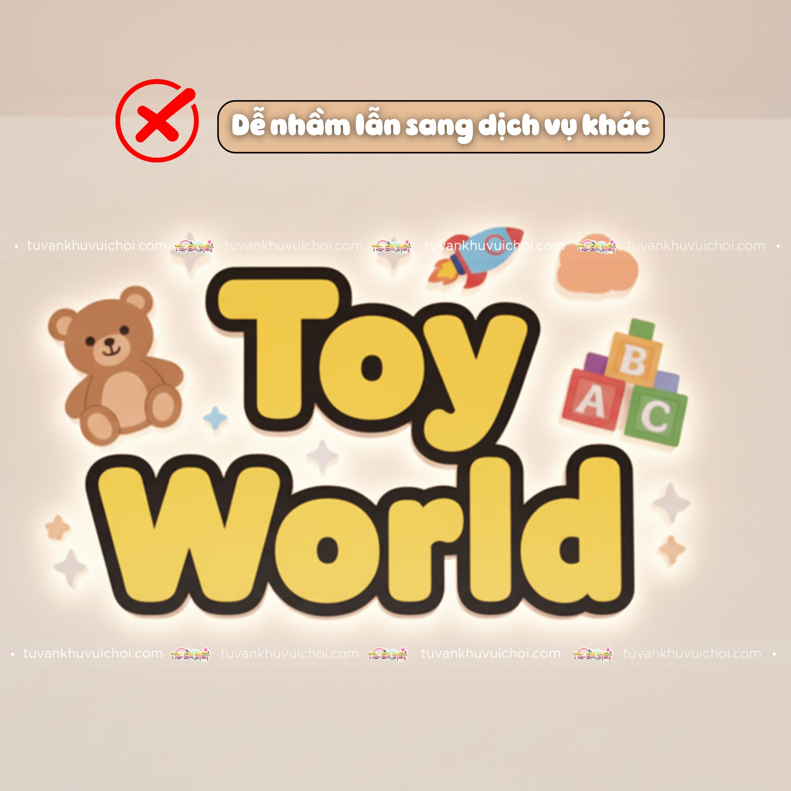 Không đặt tên khu vui chơi dễ gây hiểu lầm