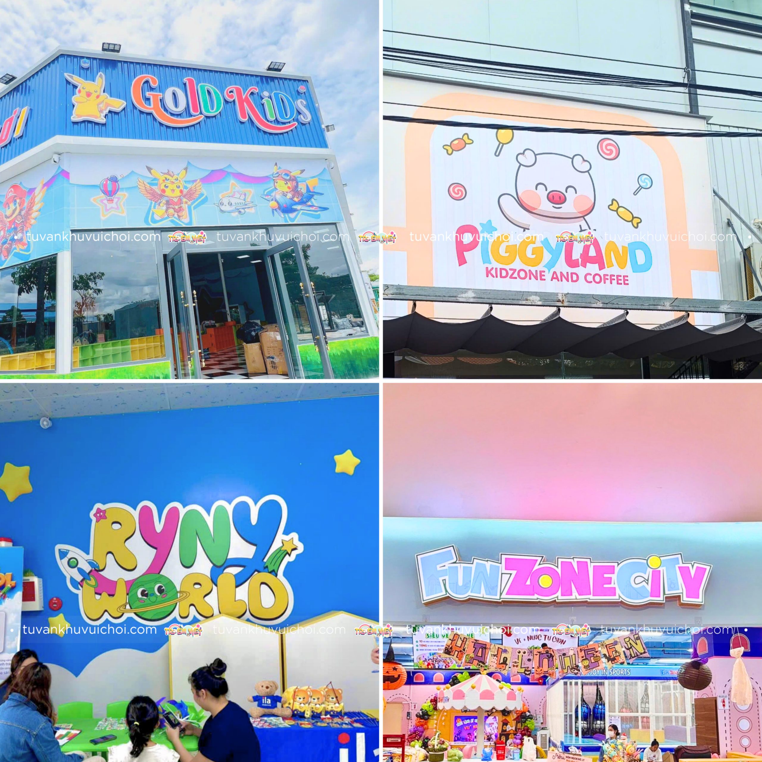 Mẹo thêm các hậu tố vào khi đặt tên khu vui chơi