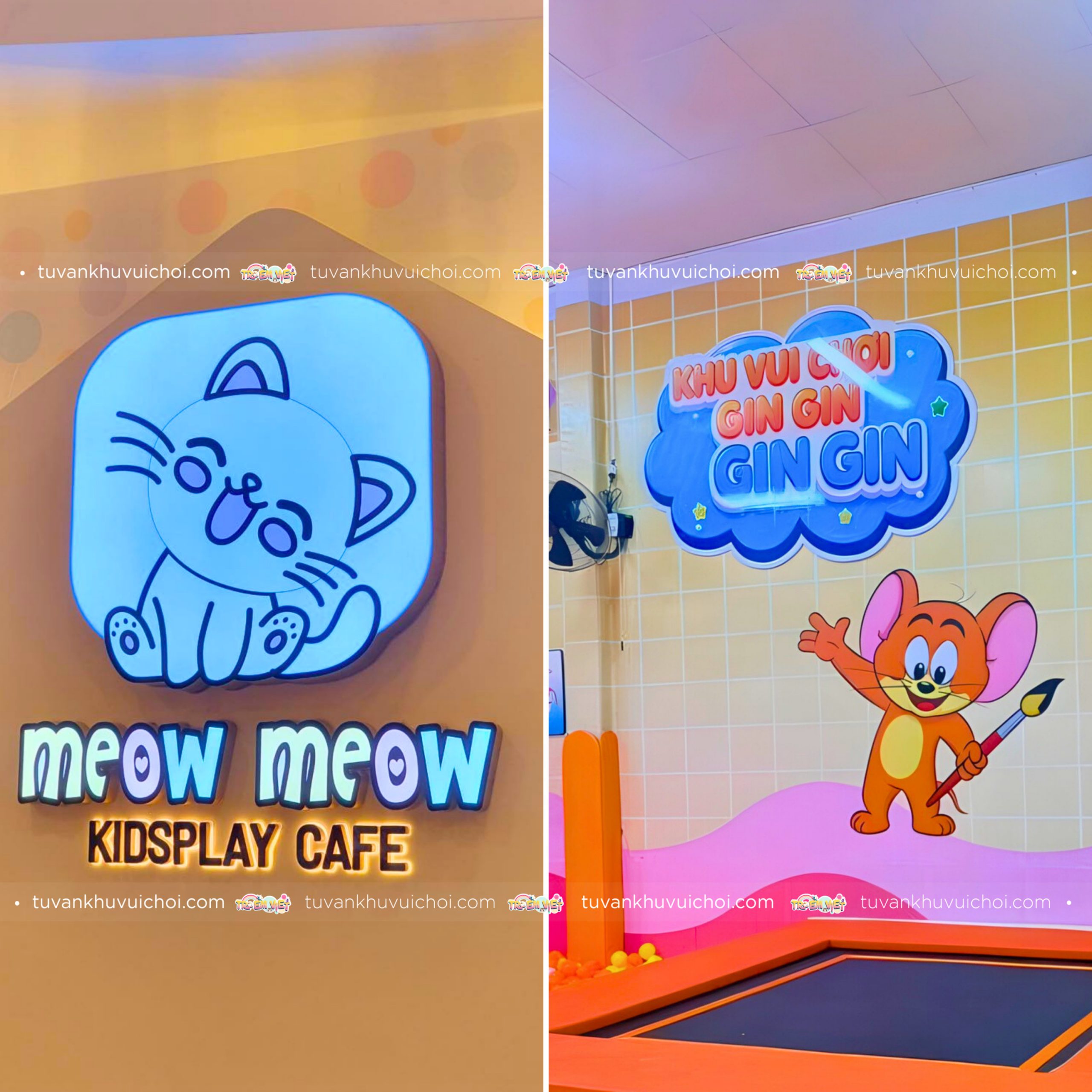 Đặt tên khu vui chơi theo âm thanh từ láy