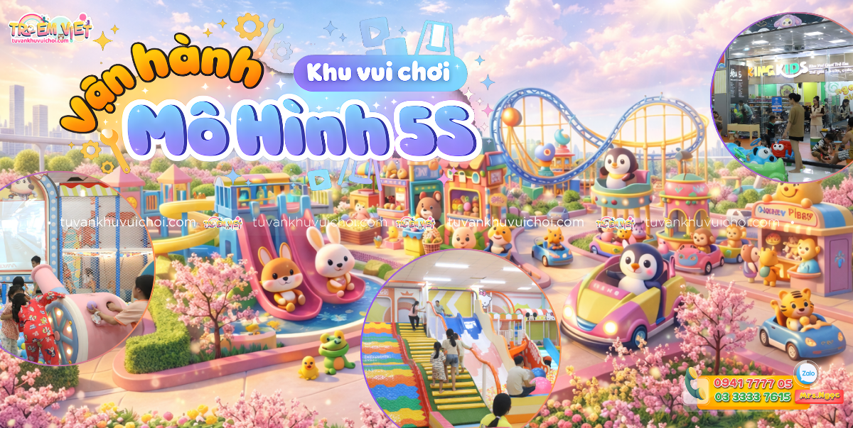 Làm chủ mô hình 5S vận hành khu vui chơi để bùng nổ doanh số