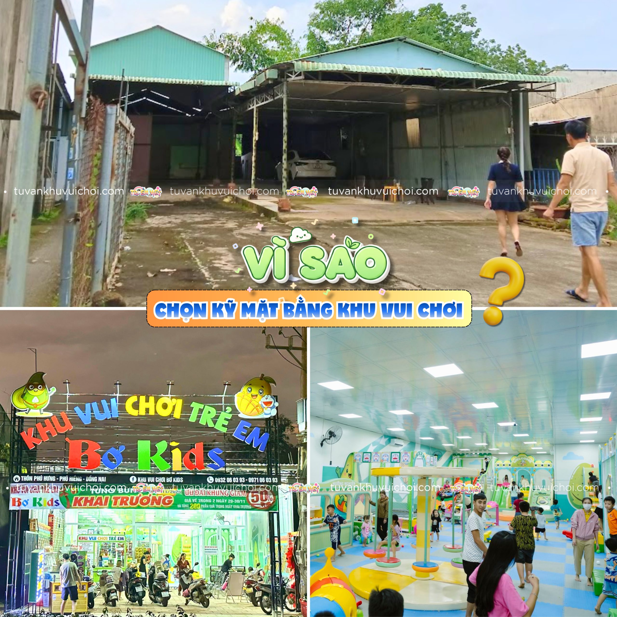 Chọn mặt bằng khu vui chơi cần kỹ lưỡng