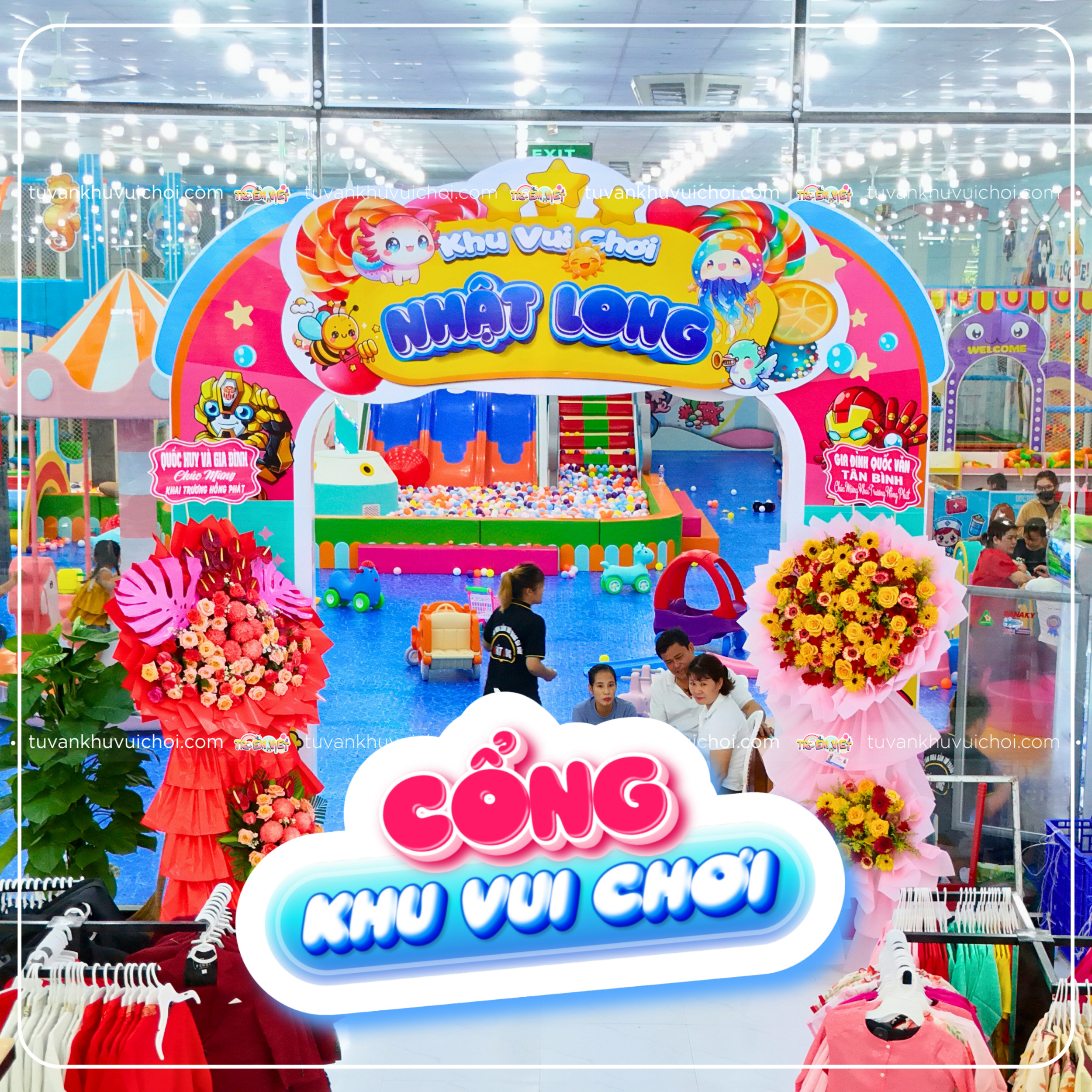 Thiết kế cổng khu vui chơi