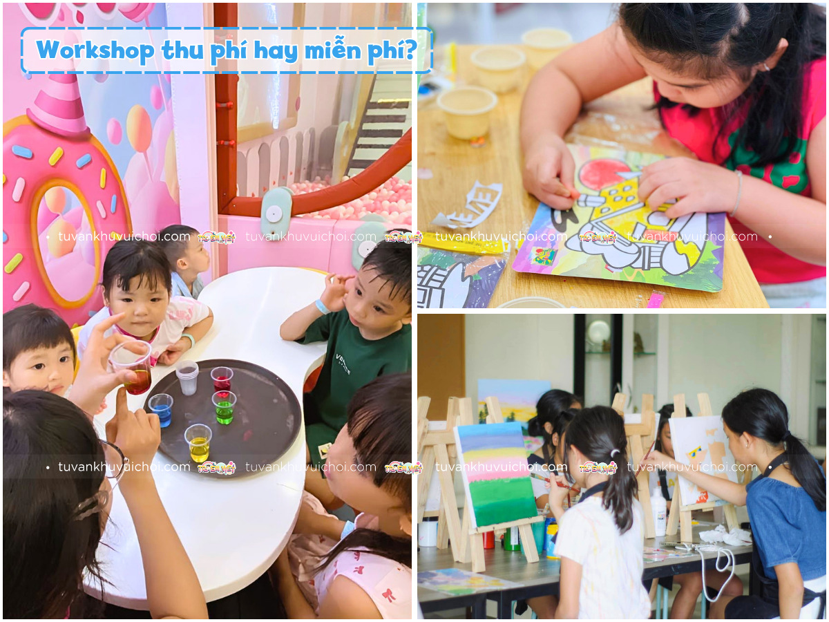 Workshop tổ chức miễn phí hay thu phí
