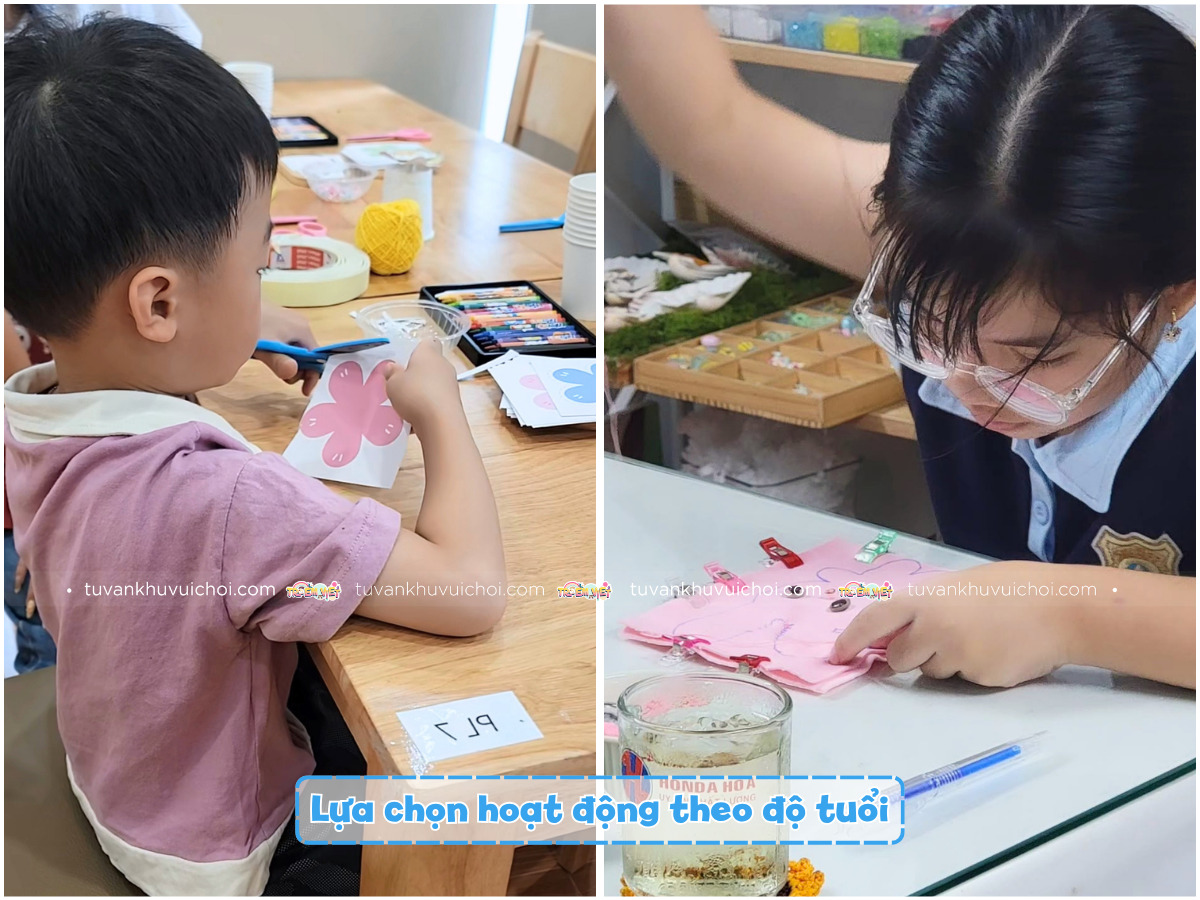 Lựa chọn hoạt động workshop phù hợp độ tuổi của các bé