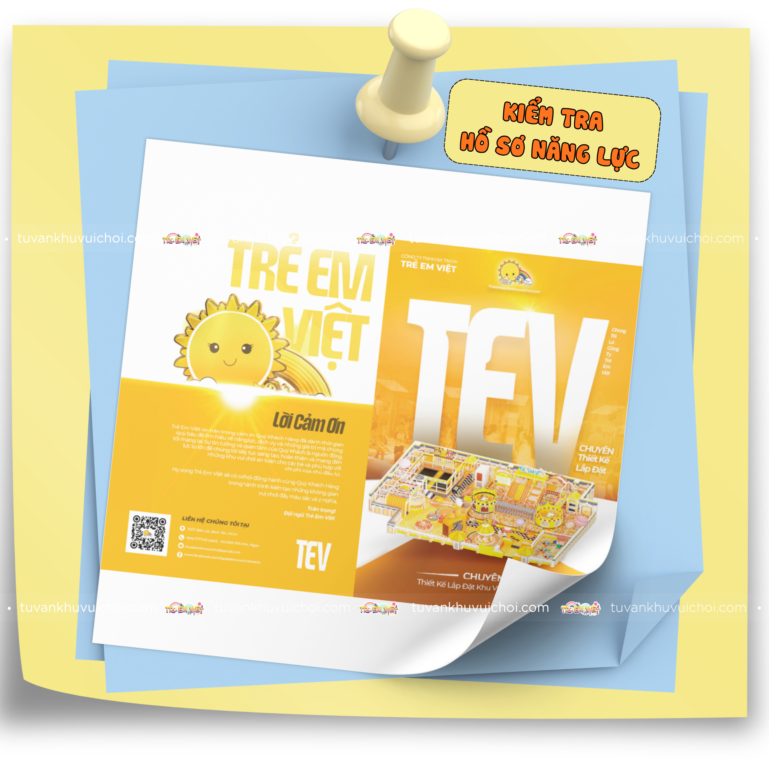 Cách kiểm tra uy tín công ty thi công khu vui chơi bằng hồ sơ năng lực