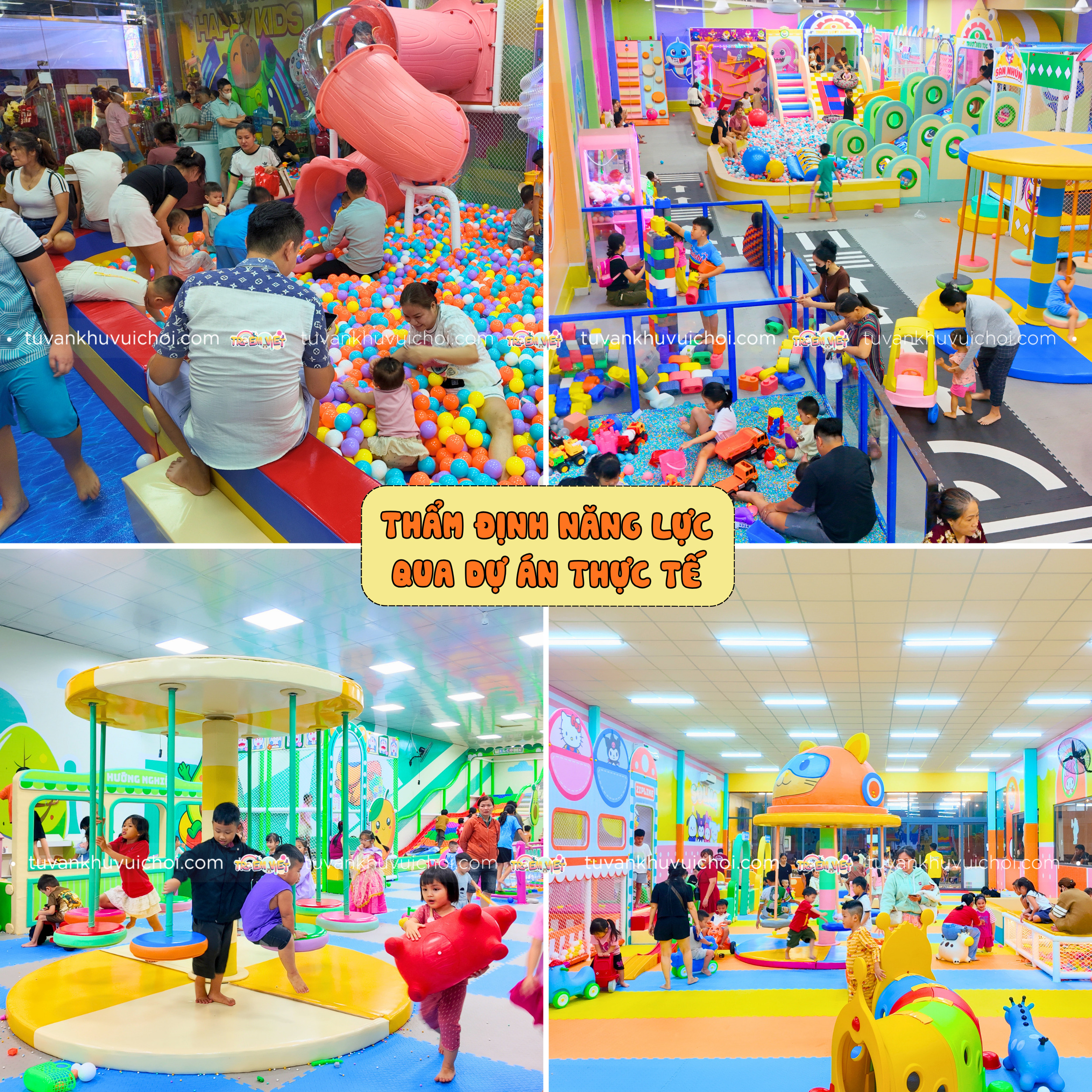 Cách kiểm tra uy tín công ty thi công khu vui chơi bằng công trình thực tế