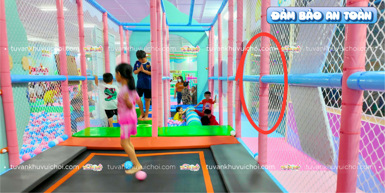 Đảm bảo an toàn để giữ giữ khách quay lại khu vui chơi trẻ em