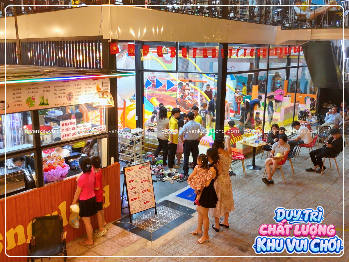 Duy trì chất lượng khu vui chơi giúp kinh doanh bền vững