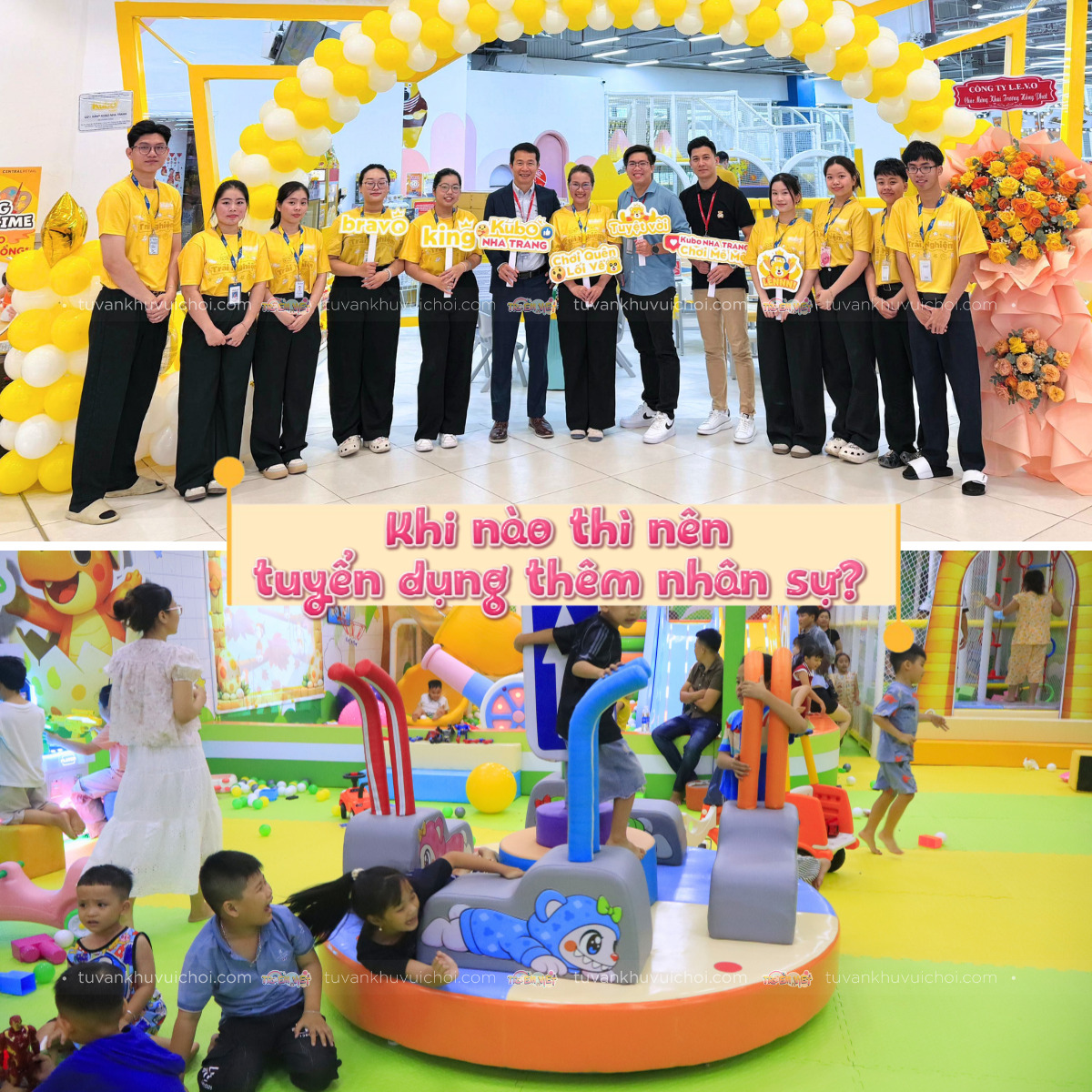 Chủ đầu tư khi nào thì nên suy nghĩ đến tuyển dụng nhân sự khu vui chơi?